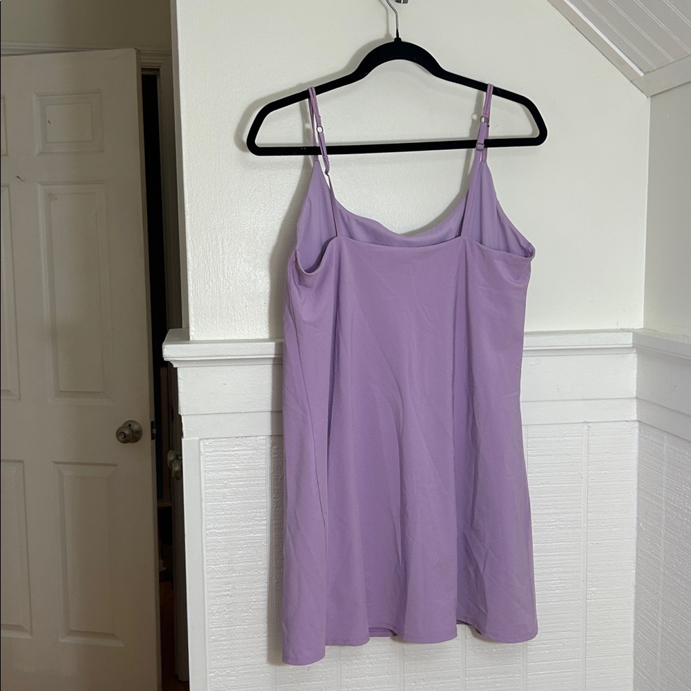 Abercrombie & Fitch Lilac Purple Athletic Dress with built in shorts size Large - Picture 2 of 8